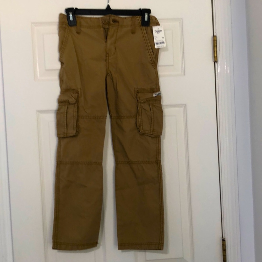 Oshkosh B’gosh Khaki Cargo Pants Size 10